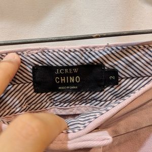 Jcrew lavender/light pink chino shorts